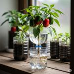 Propagation Tricks for Peppers Using Clear Bottles