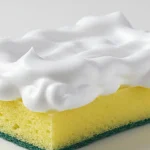 Shaving cream on a dish sponge: solves many kitchen problems.